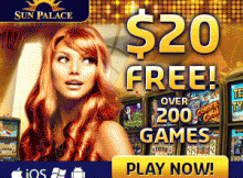 SunPalace Online Casino For USA Players