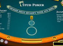 caribbean hold em poker table